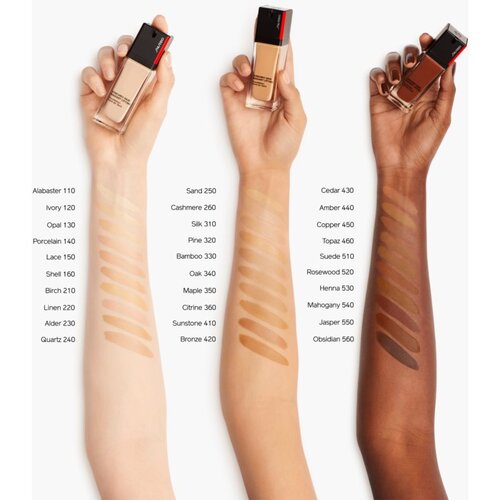 Shiseido Synchro Skin Radiant Lifting Foundation posvetlitveni lifting tekoči puder SPF 30 odtenek 350 Maple 30 ml Cene
