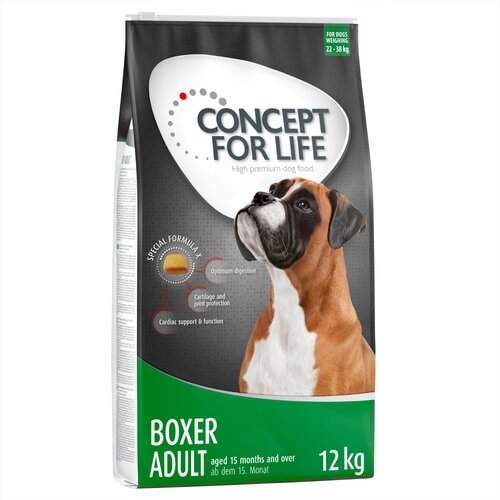 Concept for Life 2 x 12 kg/4 kg/1,5 kg za pse po posebni ceni! - Boxer (2 x 12 kg) Slike