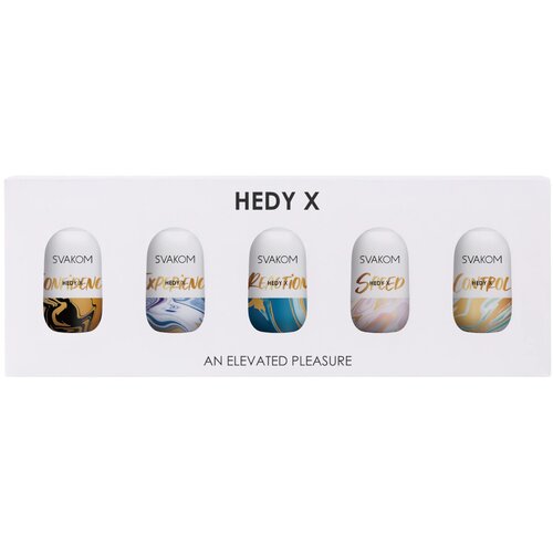 Svakom Hedy X Mixed - set masturbacijskih jaja (5 komada) Slike