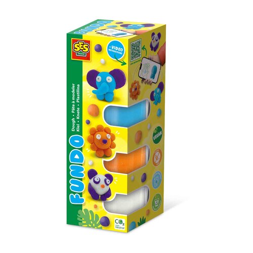 Ses FunDo plastelin - Divje živali (3x90g-1x40g), (21335811) Slike