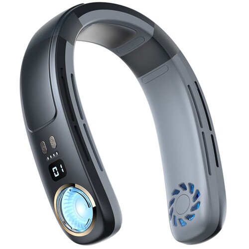 INF Prenosni vratni ventilator na USB, brez rezil, 3 hitrosti, tih Black, (5000306760) Cene