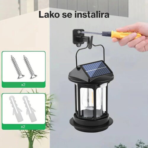  Solarna lampa sa senzorom pokreta Slike