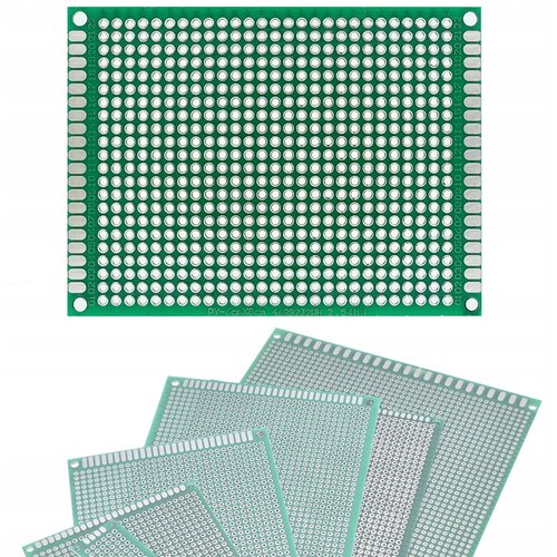Rosfix dvostranska univerzalna plošča za izdelavo prototipov pcb 60 x 80 mm (zelena), (22016934) Cene