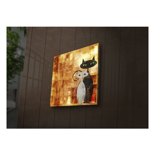 Wallxpert Slika na platnu sa LED osvetljenjem, dimenzije 40x40cm. Slike