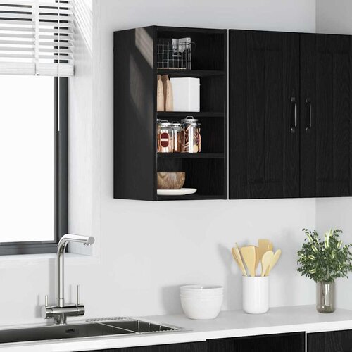 Viseći ormarić Crni hrast 30 x 29,5 x 60 cm Konstruirano drvo Cijene