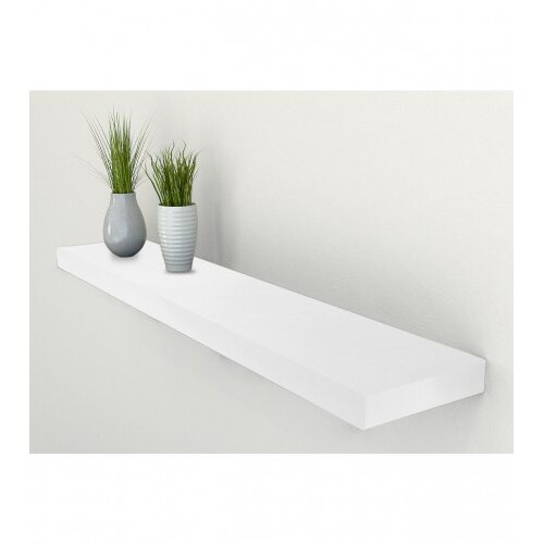 Master Polica drvena 80x23,5x3,8cm GLOSSY WHITE Slike