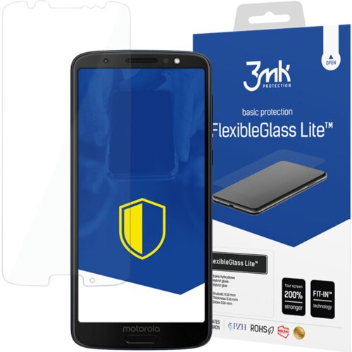 3mk MOTOROLA MOTO G6 FLEXIBLEGLASS SOLITE KALJENO STEKLO ZA TELEFON, (22001281) Slike