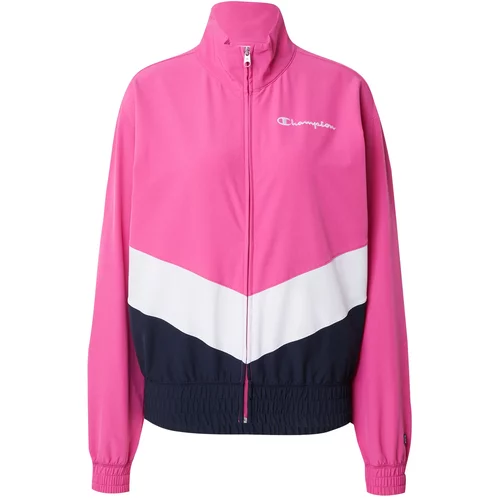 Champion Authentic Athletic Apparel Prehodna jakna nočno modra / roza / bela