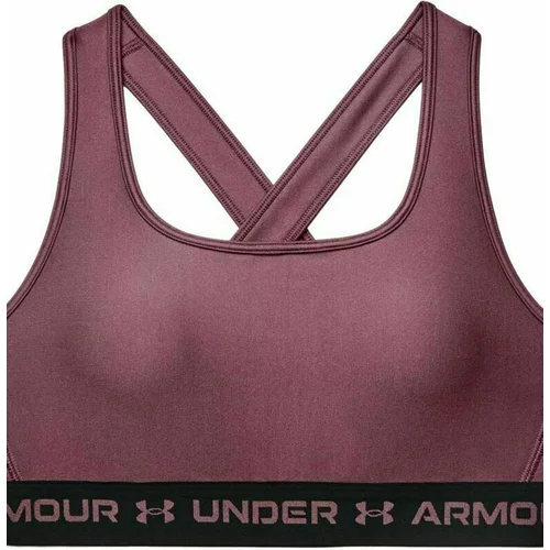 Under Armour Women's Armour Mid Crossback Sports Bra Ash Plum/Black XS Donje rublje za fitnes