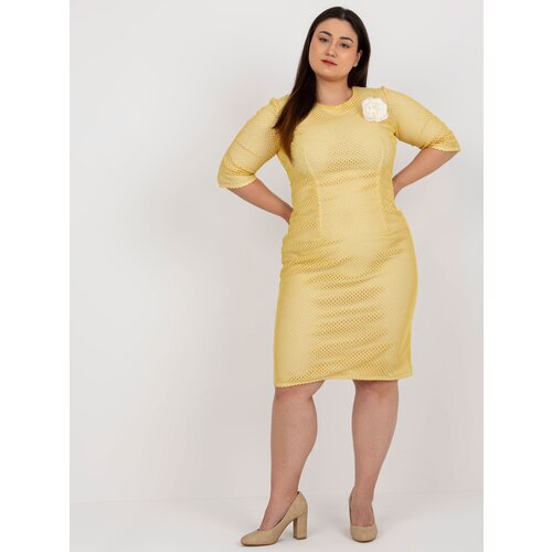 LAKERTA Dress-LK-SK-506721.69-dark yellow Slike