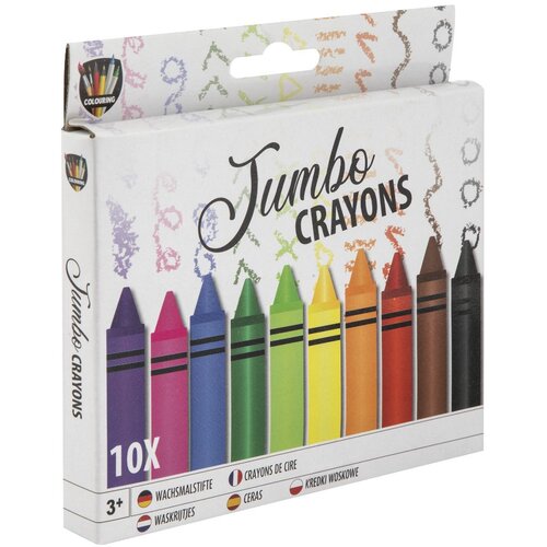 Grafix Jumbo Vo&amp;scaron;tane bojice - 10 komada Slike