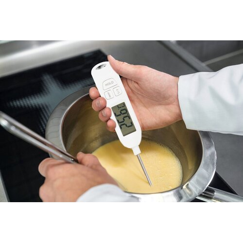  LCD kuhinjski termometer -50 do +300&amp;deg;C 25cm bel Slike