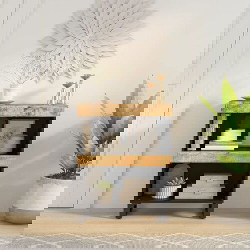 vidaXL Stranska omarica 60x33x75 cm trden mangov les Cene