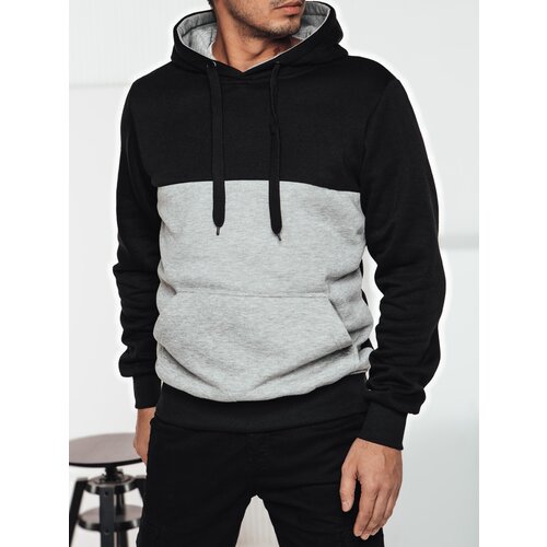 DStreet Bluza męska z kapturem czarna Slike