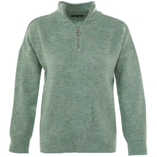 Trendyol Ženski duks TWOAW20XS0009, Mint-Zelena Cene