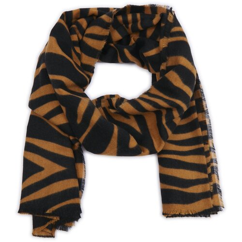 Orsay Black and Brown Women's Patterned Scarf - Women's Cene