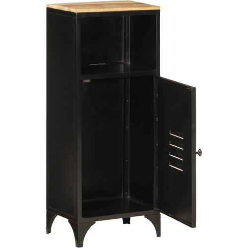 Maison Chic Kopalni&amp;scaron;ka omarica - Kopalni&amp;scaron;ki kabinet 40x27x90 cm železo in trden mangov les, (21794742) Slike