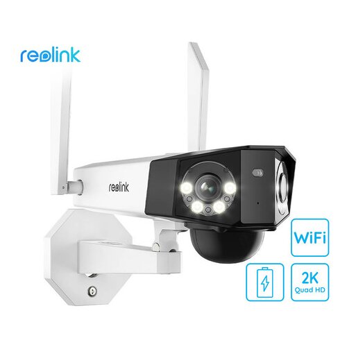 Reolink Duo 2 WiFi Battery IP kamera, bela Cene