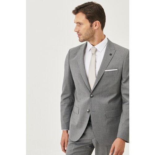 Altinyildiz classics Men's Gray Slim Fit Slim Fit Patterned Suit. Slike