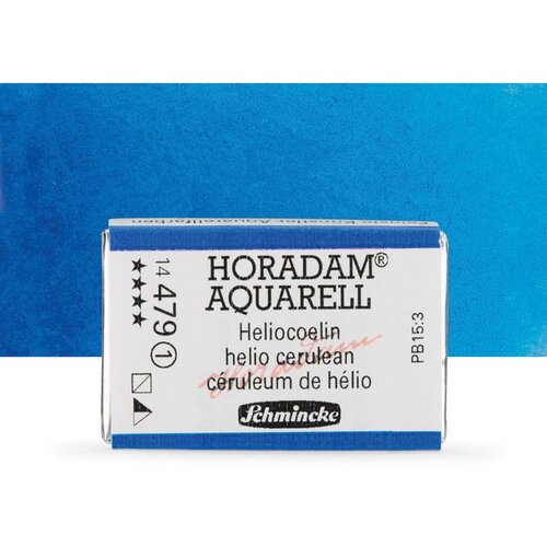  Akvarel boje Schmincke Horadam cela posudica | 479 Helio Cerulean Slike