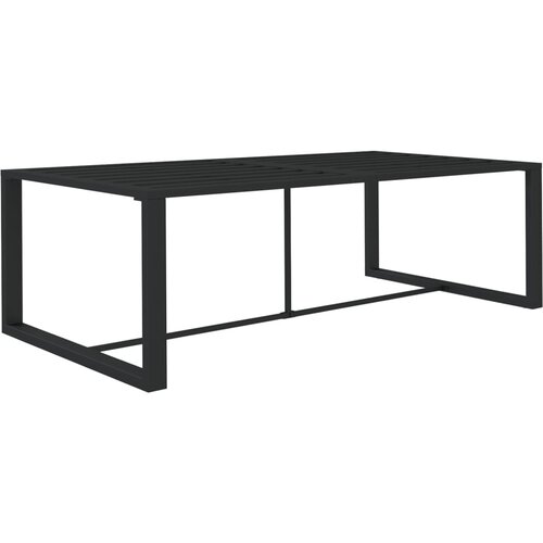 vidaXL Zunanja jedilna miza antracitna 120x60x66 cm aluminij, (20918620) Cene