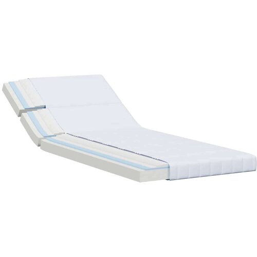 VidaXL Madrac od pjene Bijelo 80 x 200 cm tkanina Slike