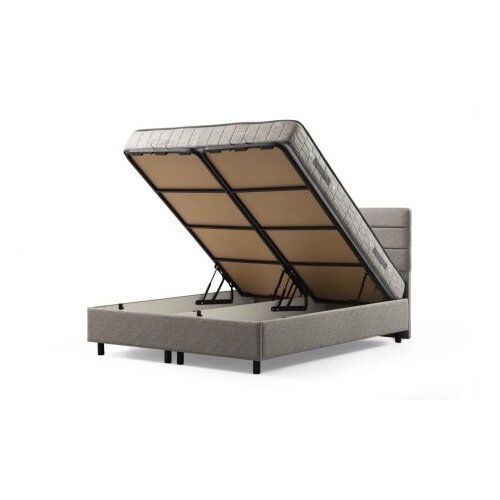Hanah home Bračni krevet s prostorom za odlaganje Motya 160x110x200cm Siva Cijene