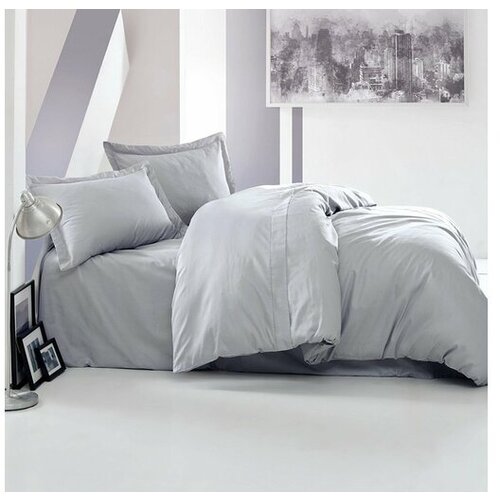 Cotton Box posteljina Elegant Saten - Gri Slike