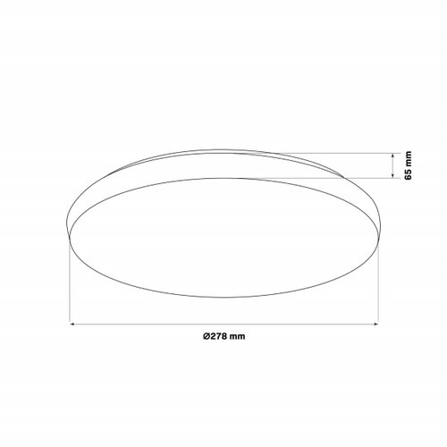  LED plafonsko svetlo za kupatilo PIRIUS LED/12W/230V prečnik 28 cm IP44 Slike