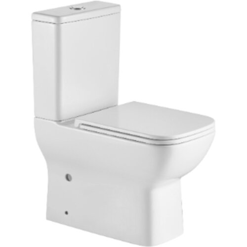 Sanotechnik wc školjka monoblok rimless s stenskim izlivom Cene
