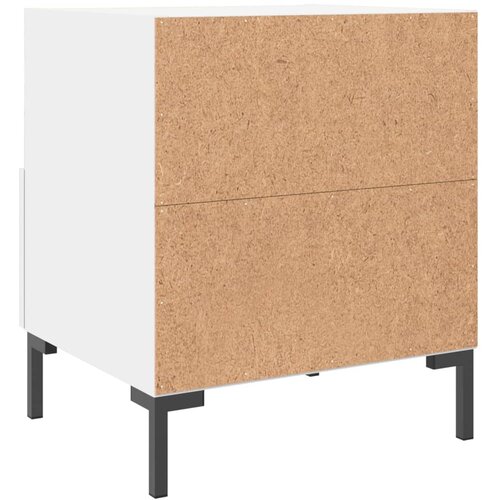  Noćni ormarići 2 kom bijeli 40x35x47,5 cm od konstruiranog drva Slike