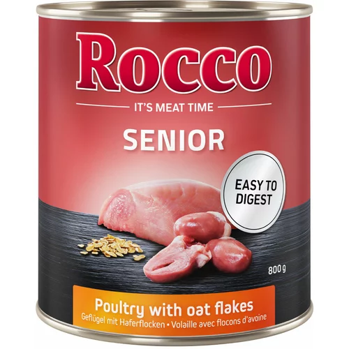 Rocco Senior 6 x 800 g - Perad i zobene pahuljice