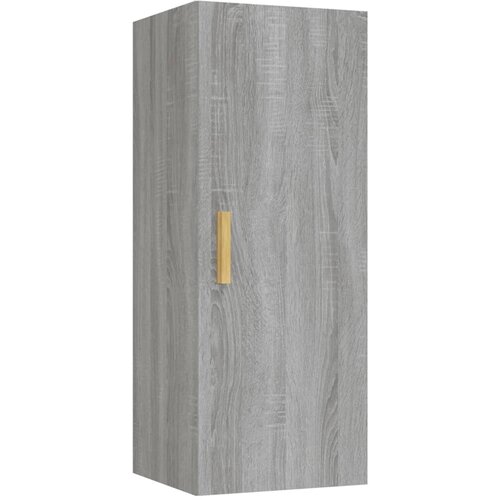 Maison Chic Stenska omarica - Zidna omarica siva sonoma 34,5x34x90 cm konstruiran les iu742, (22063540) Cene