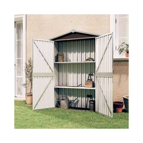 vidaXL Vrtna lopa rjava 107,5x46x183 cm pocinkano jeklo Cene