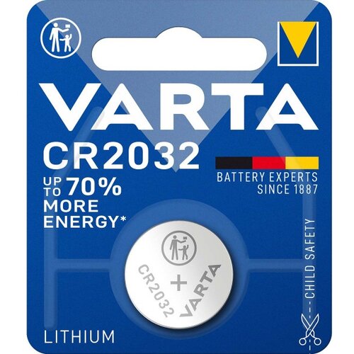 Varta baterija CR 2032 3V Litijum baterija dugme, Pakovanje 1kom Slike