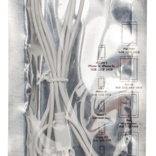 Nedis VLMP39410W1.00 3 u 1 sync and charge cable USB-A male - micro B male 1.00 m white + 30-Pin doc Slike