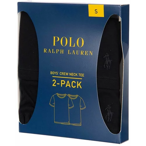 Polo Ralph Lauren Pižama 2-pack črna barva