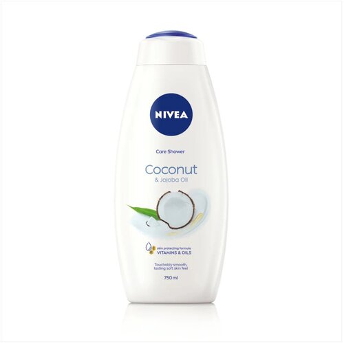 Nivea kremasti gel za tuširanje Cocconut&Jojoba Oil Smooth 750 ml Slike