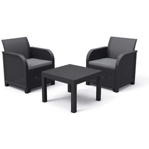 Keter balkonski set garniture rosalie antracit Cene