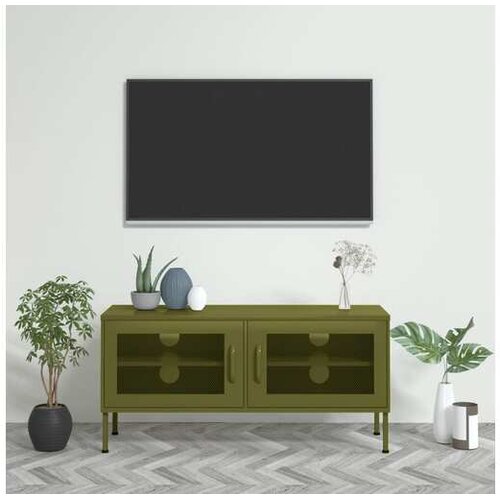  ormarić maslinasti 105 x 35 x 50 cm čelični Cene
