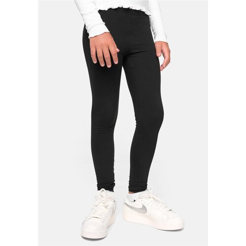 Urban Classics Kids Girls' jersey leggings 2-pack black/black Cene