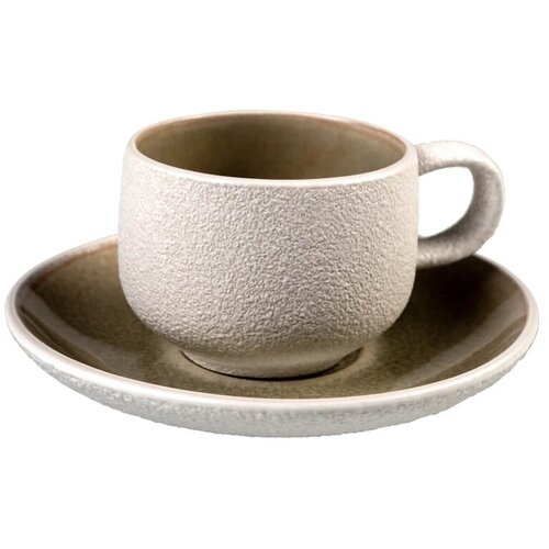 Evviva Set skodelica za črno kavo Stones 100ml / 4 kos / rjava / keramika, (5000199417) Cene