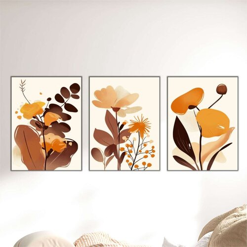 Wallity slika Mdf-00113, 40x90 cm, 3 dijela Cijene