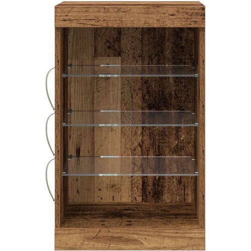  Stranska omarica z LED lučmi iz starega lesa 41x37x67 cm, (22094295) Slike