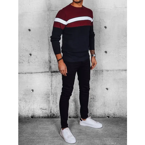 DStreet Men's dark blue sweater
