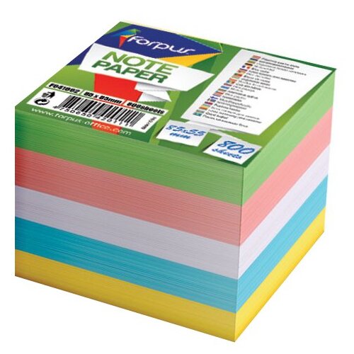 Forpus Vložni lističi za v kocko 85 x 85 mm, barvni - FO41802 Cene