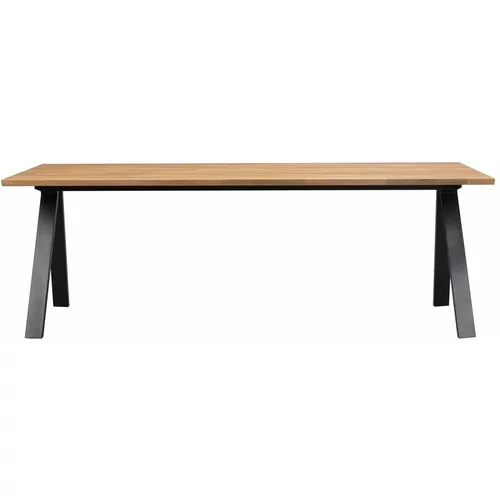 Rowico Blagovaonski stol na razvlačenje s hrastovom pločom 220x100 cm Carradale -
