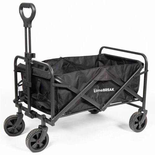 TimeBreak transportna kolica za plažu sklopiva crna 160 litara! Slike