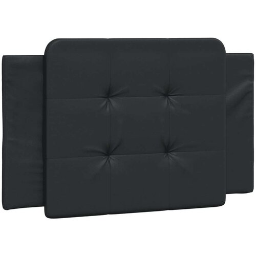  Okvir za krevet s uzglavljem crni 90x200 cm od umjetne kože Slike