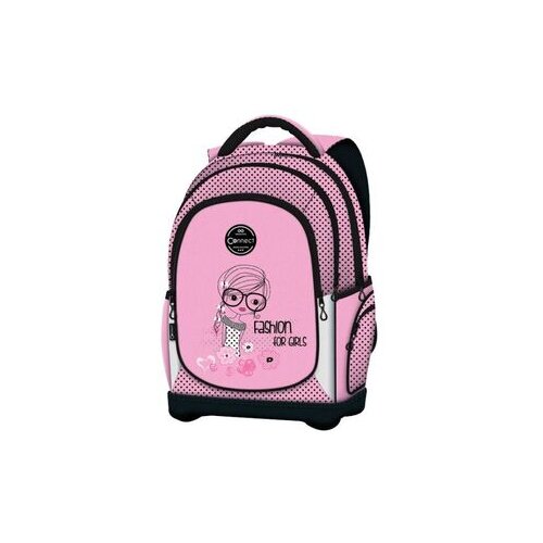 Connect Ranac đački anatomski lagan Fashion for girls 40233 roze-crni Cene